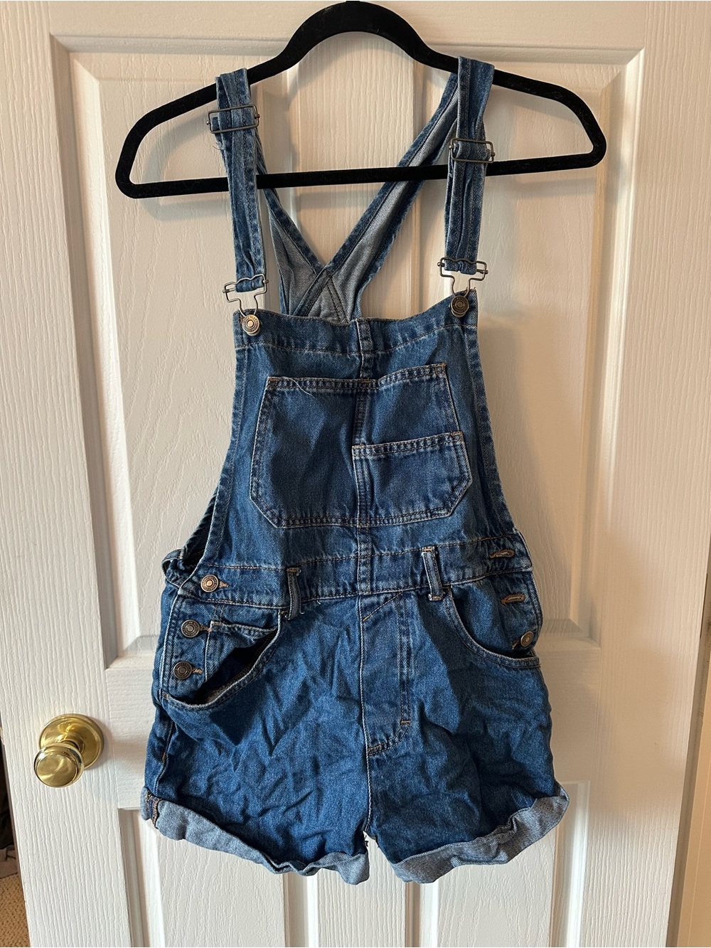 Free people short overalls